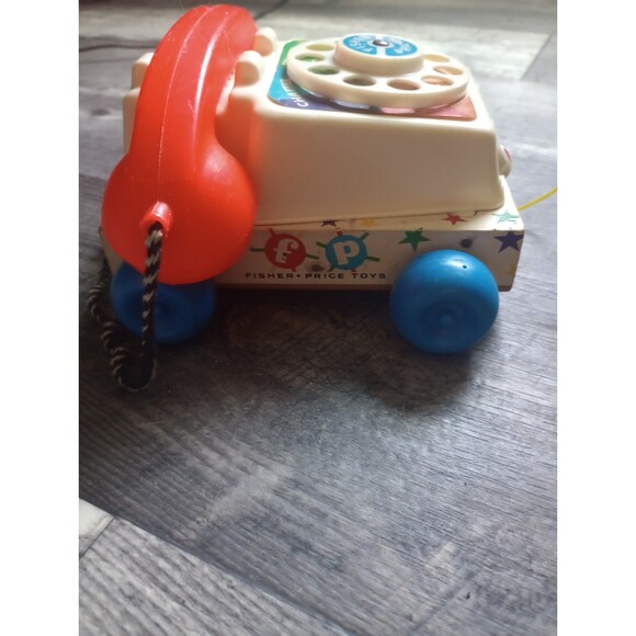 Fisher Price Toy Wooden Telephone, Vintage 1961 - Picture 6 of 6